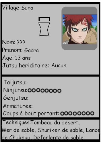 Fiche Gaara