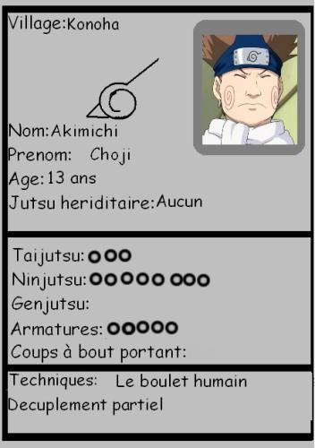 Fiche Choji