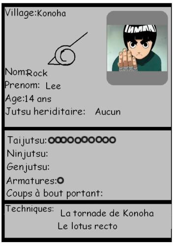 Fiche Lee