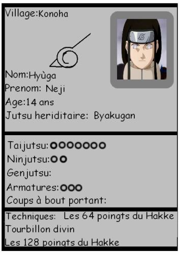 Fiche Neji