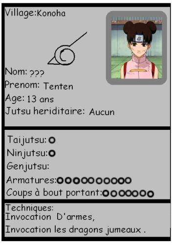 Fiche Tenten