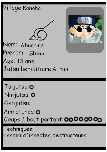Fiche Shino